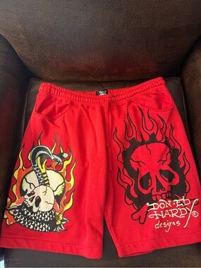 NWOT Ed Hardy Men’s Sweatshorts - Size M